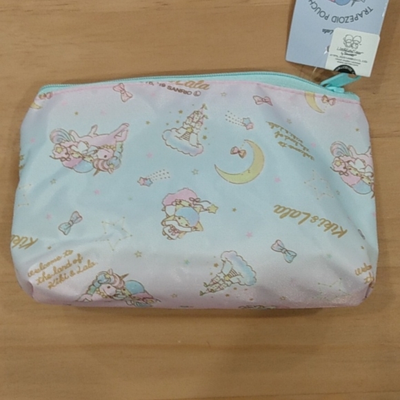 New Sanrio Little Twin Stars Trapezoid Cosmetic bag Case pouch Travel Pencil Cas - Picture 4 of 8